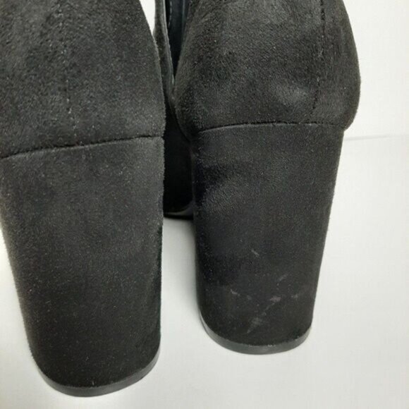 STEVE MADDEN Rotary Suede Booties Shooties Black Sz 9 B - Picture 8 of 13